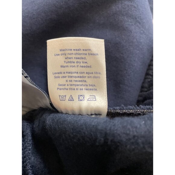 Logo Athletic Mens XXL Navy Blue Fleece Joggers Sweatpants Elastic & Drawstring - Picture 9 of 9